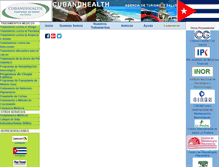 Tablet Screenshot of cubandhealth.com